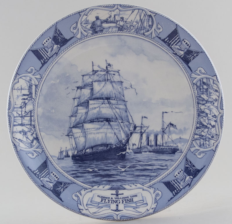 Plate Flying Fish c1996